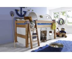 Hochbett für Kinder Fantasy" Buche natur