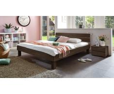 Massivholzbett "Madrid" Buche wenge
