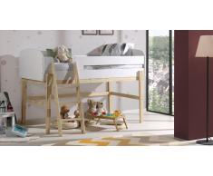 Hochbett für Kinder "Maila" Weiß