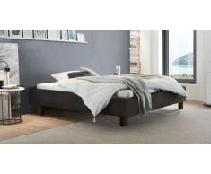 Polsterbett "Saphia" Beige