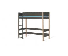 Hochbett für Kinder Color Schwarz