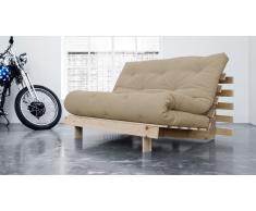 Futon-Schlafsofa "Campoli" Taupe