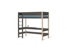 Hochbett für Kinder Color Schwarz