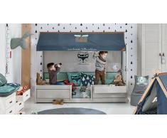 Kinderbett Ranger Grau