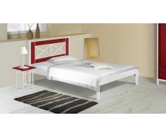 Metallbett "Pintana" Rot