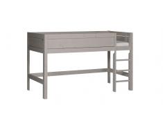 Hochbett für Kinder Rose" Grau
