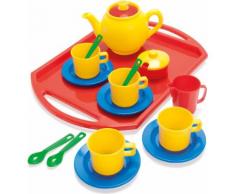 Teeservice auf Tablett