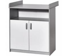 Wickelkommode Classic Grey, Nachbildung grau/weiß weiß/grau