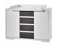 Wickelkommode Maxx Fleetwood, breit, Nachbildung/MDF weiß, Holznachbildung Fleetwood
