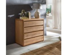 Kommode 80 cm Kernbuche massiv Verona