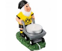 BVB-Gartenzwerg mit Teelichthalter, Größe - in Mehrfarbig, Größe - in Mehrfarbig