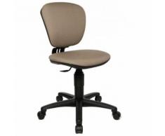 *Topstar Kinderschreibtischstuhl / Kinderstuhl HIGH KID Stoff schwarz / hellbraun
