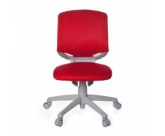 Kinderschreibtischstuhl / Kinderstuhl KID MOVE GREY rot/grau hjh OFFICE