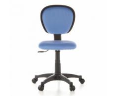 Kinderschreibtischstuhl / Kinderstuhl KIDDY TOP Netzstoff hellblau hjh OFFICE