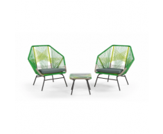 Copa 3-tlg. Lounge-Set, Zitrusgruen