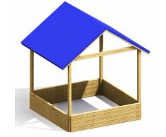 WINNETOO Sandkasten MORITZ 4-Eck Sandbox