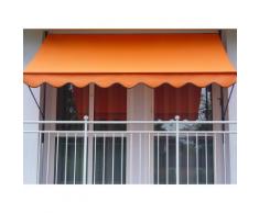 Klemmmarkise Design Uni Orange PE