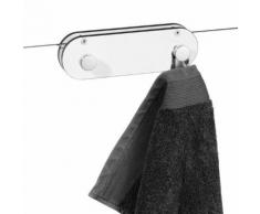 Giese Sky Hakenleiste mit 4 Haken für Glasduschwand B: 175 H: 55 T: 65 mm 31946-02