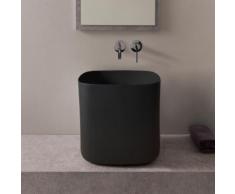 Scarabeo Moon Aufsatzwaschbecken B: 42 H: 40 T: 42 cm schwarz matt, mit BIO System Beschichtung 550349BK