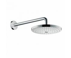 Hansgrohe Raindance Select S 240 2jet Kopfbrause mit Brausearm 390 mm, ohne EcoSmart weiß/chrom 26466400