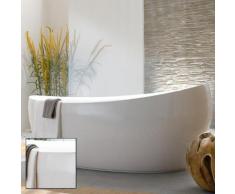 Villeroy & Boch Aveo New Generation freistehende Badewanne L: 190 B: 95 cm weiß, mit Ab- und Überlauf UBQ194AVE9W1V-01