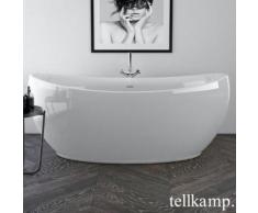 Tellkamp Spirit freistehende Oval Badewanne L: 180 B: 82,5 H: 74,5 cm weiß glanz, ohne Füllfunktion 0100-283-00-A/CR