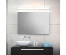 Helestra LADO LED Wandleuchte/Spiegelleuchte B: 120 H: 4 T: 6 cm, chrom/satiniert 18/1814.04, EEK: A+