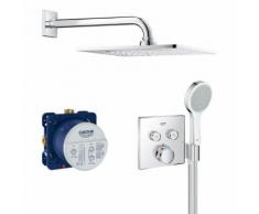 Grohe Grohtherm SmartControl Duschsystem Unterputz mit Rainshower F-Series 10" Kopfbrause 34742000