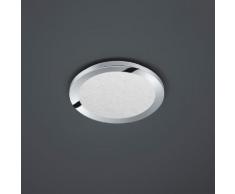 Trio Cesar LED Deckenleuchte Ø 26 H: 3 cm, rund, chrom 656411506, EEK: A+