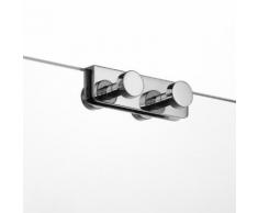 Giese Sky Hakenleiste mit 4 Haken für Glasduschwand B: 90 H: 27 T: 55 mm 31948-02