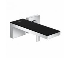 AXOR MyEdition Einhebel-Waschtischarmatur zur Wandmontage, Ausladung 221 mm chrom/schwarz 47060600