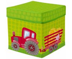 HABA Sitzwürfel Traktor, grün