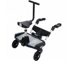 Buggyboard mit Zusatzsitz, grau