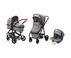 Kinderwagen-Set Panther, grau