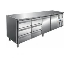 Saro Kühltisch inkl. 2 x 3er Schubladenset / Modell KYLJA 4150 TN; VE: 1