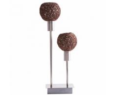 Tisch Lampe Papier Geflecht FERNBEDIENUNG Kugel Leuchte dimmbar im Set inkl. RGB LED Leuchtmittel