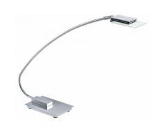 Luxus LED Schreib Tisch Leuchte Arbeitszimmer ALU Glas Lampe Nacht-Licht beweglich EEK A Eglo 90889