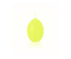 Kerzen Maxi Eikerzen glatt getaucht Lime (Hellgrün), 140 x 100 mm, 6 Stück
