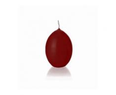 Kerzen Maxi Eikerzen glatt getaucht Bordeaux, 140 x 100 mm, 6 Stück
