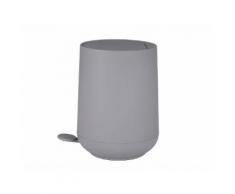Zone Denmark Nova Pedaleimer Mülleimer Kosmetikeimer Badeimer Treteimer 5 Liter grau inkl 1 Rolle Beutel 352046-S01
