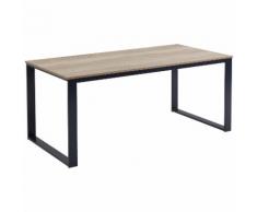 mokebo® 'Der Feinschmecker' Tisch, Esstisch, Holztisch, Wohnzimmertisch, Esszimmertisch, Landhausstil vintage, Halifax Eiche -40, 159x77.5x90 cm