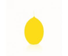 Kerzen Maxi Eikerzen glatt getaucht Citron (Zitrone), 140 x 100 mm, 6 Stück