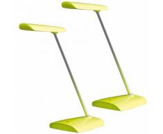 2x LED Tisch Leuchten Wohn Zimmer Tages Licht Lese Strahler Touch Dimmer Lampen verstellbar