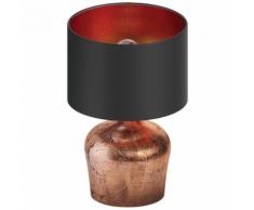 Design Schreib Tisch Lampe Leuchte Kupfer Stahl Büro Lese Licht EGLO 95387