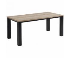 mokebo® 'Der Heimathafen' Tisch, Esstisch, Holztisch, Wohnzimmertisch, Esszimmertisch, Landhausstil vintage, Halifax Eiche -40, 139x77.5x90 cm