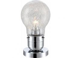 4W LED Tischleuchte Designerlampe Büroleuchte Alugeflecht innen Globo Calmar 15039T