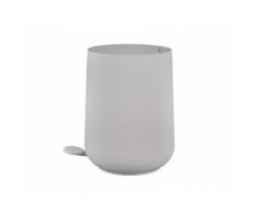 Zone Denmark Nova Pedaleimer Mülleimer Kosmetikeimer Badeimer Treteimer 5 Liter grau inkl 1 Rolle Beutel 331230-S01