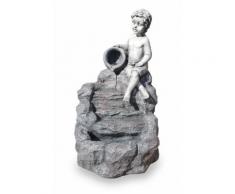 Gartenbrunnen Figurenbrunnen Wasserspiel FoBimbo Led 74 cm 10905