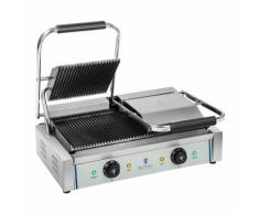 Royal Catering Kontaktgrill - 2 x 1.800 Watt - geriffelt - 2.0 RCKG-3600-G