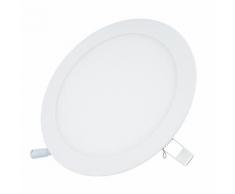 20x 18W LED Panel Slim Warmweiß 1450 lm Ø225mm Einbauleuchte Ø210mm Bohrloch Deckenleuchte Rund Weiß